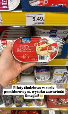 Dino Filety śledziowe w sosie pomidorowym Łosoś Ustka oferta