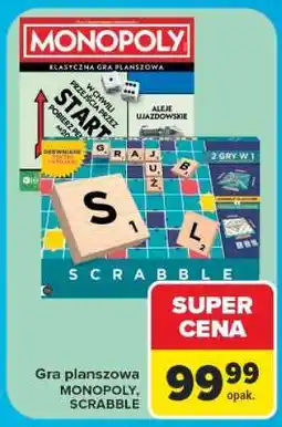 Carrefour Gra planszowa MONOPOLY, SCRABBLE oferta