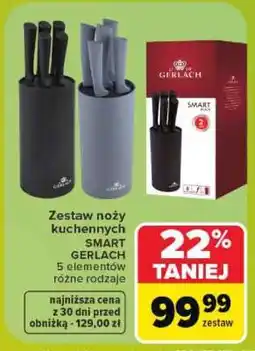 Carrefour Zestaw noży kuchennych oferta