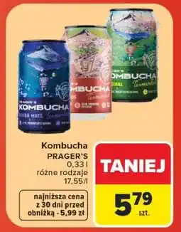 Carrefour Kombucha PRAGER'S oferta