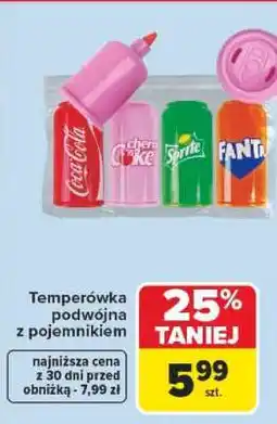 Carrefour TEMPERÓWKA PODWÓJNA Z POJEMNIKIEM oferta