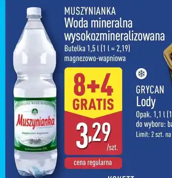 ALDI Woda mineralna Muszynianka oferta