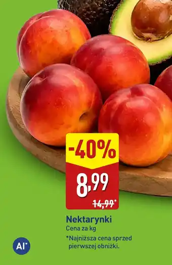 ALDI Nektarynki oferta