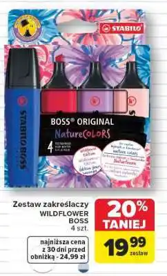 Carrefour Zestaw zakreślaczy WILDFLOWER BOSS oferta