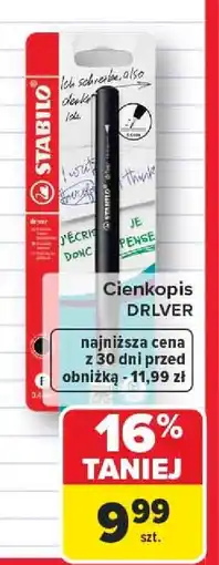 Carrefour Cienkopis DRLVER oferta