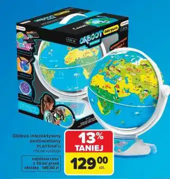 Carrefour Globus interaktywny podświetlany PLAYSHIFU oferta