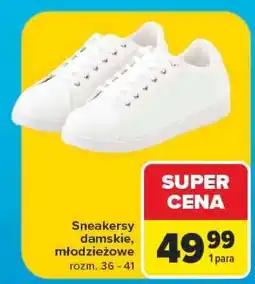 Carrefour Sneakersy damskie, młodzieżowe oferta