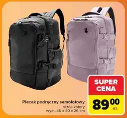 Carrefour Plecak podręczny samolotowy oferta