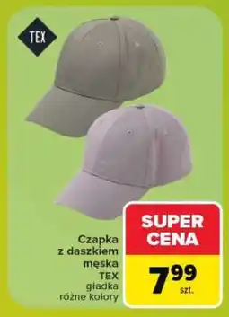 Carrefour Czapka z daszkiem męska oferta