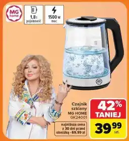 Carrefour Czajnik szklany oferta