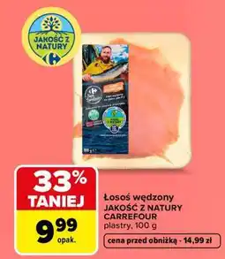 Carrefour łosoś wędzony oferta