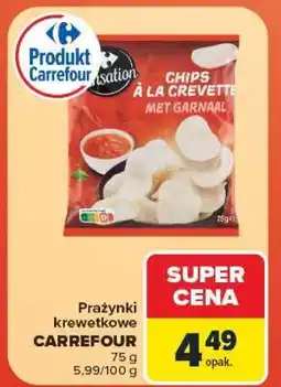 Carrefour Prażynki krewetkowe oferta