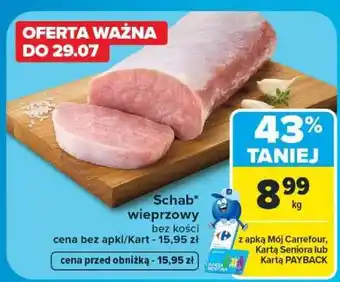 Carrefour Schab wieprzowy oferta