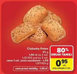 Carrefour Ciabatta Fintes oferta