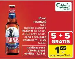 Carrefour Piwo HARNAŚ oferta