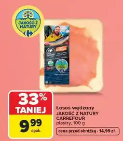 Carrefour łosoś wędzony oferta