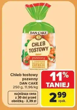 Carrefour chleb tostowy pszenny oferta
