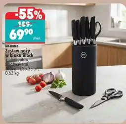 Biedronka Zestaw noży w bloku Black oferta