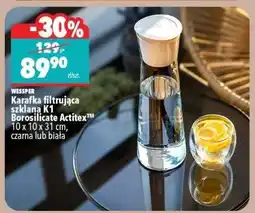 Biedronka Karafka filtrująca szklana K1 Borosilicate Actitex oferta