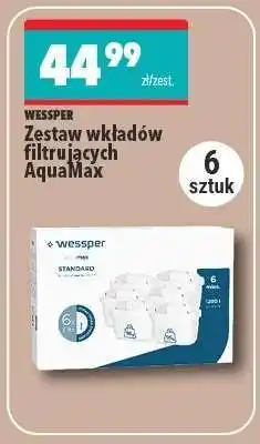 Biedronka WESSPER Zestaw wkładów filtrujących AquaMax oferta
