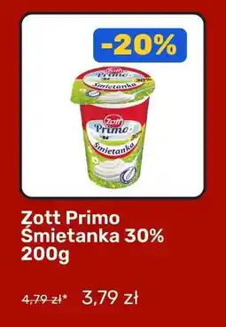 Biedronka Zott Primo Śmietanka 30% 200g oferta