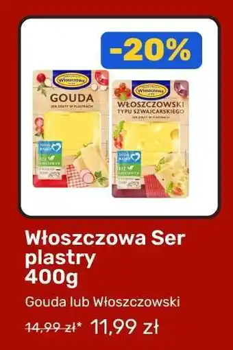 Włoszczowa Ser plastry 400g