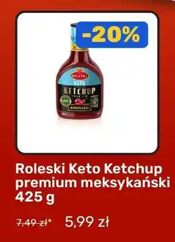Biedronka Roleski Keto Ketchup premium meksykański 425 g oferta