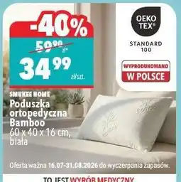 Biedronka Poduszka ortopedyczna Bamboo oferta