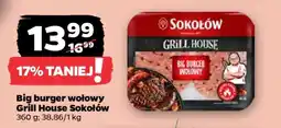 Netto Big burger wołowy Grill House Sokołów oferta