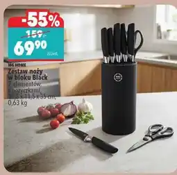 Biedronka Zestaw noży w bloku Black oferta