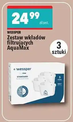 Biedronka WESSPER Zestaw wkładów filtrujących AquaMax oferta