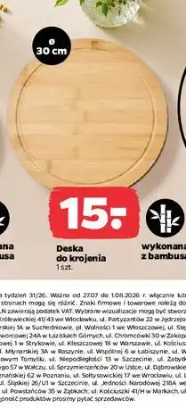 Netto Deska do krojenia bambusowa 30 cm oferta