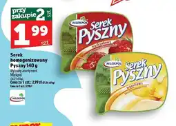 Topaz Serek homogenizowany Pyszny Mlekpol truskawkowy oferta