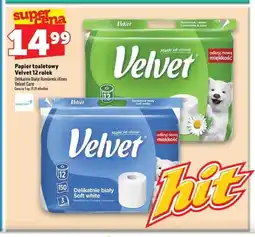 Topaz Papier toaletowy Velvet Delikatnie Biały 12-pak oferta