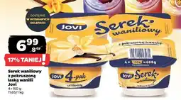 Netto Serek waniliowy z pokruszoną laską wanilii Jovi 4-pak oferta