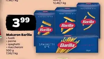 Netto Makaron fusilli Barilla oferta