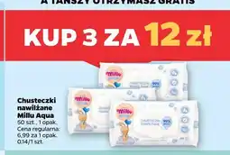Netto Chusteczki nawilżane Millu Aqua oferta