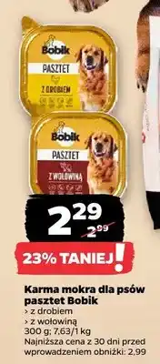 Netto Karma mokra dla psów pasztet Bobik z drobiem oferta