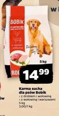 Netto Karma sucha dla psów Bobik z drobiem i wołowiną oferta
