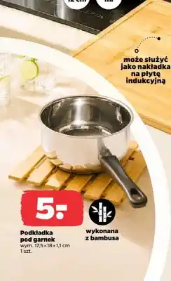 Netto Podkładka pod garnek bambusowa 17,5x18x1,1 cm oferta