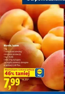 Lidl Morele luzem oferta