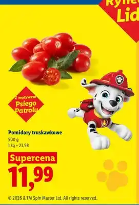 Lidl Pomidory truskawkowe Ryneczek Lidla oferta