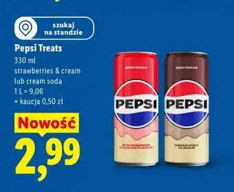 Lidl Napój gazowany Pepsi Treats Strawberries & Cream oferta