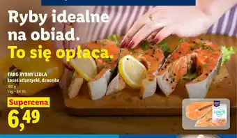 Lidl Łosoś atlantycki dzwonko Targ Rybny Lidla oferta