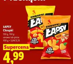 Lidl Chrupki pizza Łapsy oferta