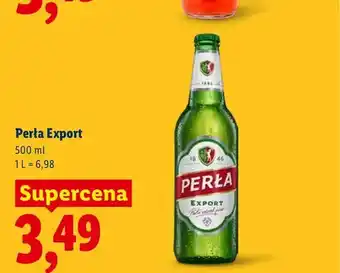 Lidl Piwo Perła Export oferta