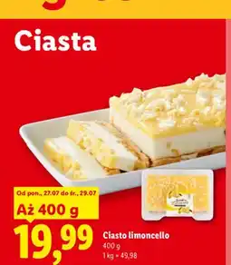 Lidl Ciasto limoncello oferta