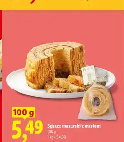 Lidl Sękacz mazurski z masłem oferta