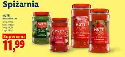 Lidl Pesto z bazylią Mutti oferta