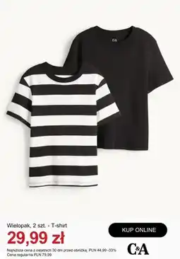 C&A T-shirt wielopak C&A 2-pak oferta